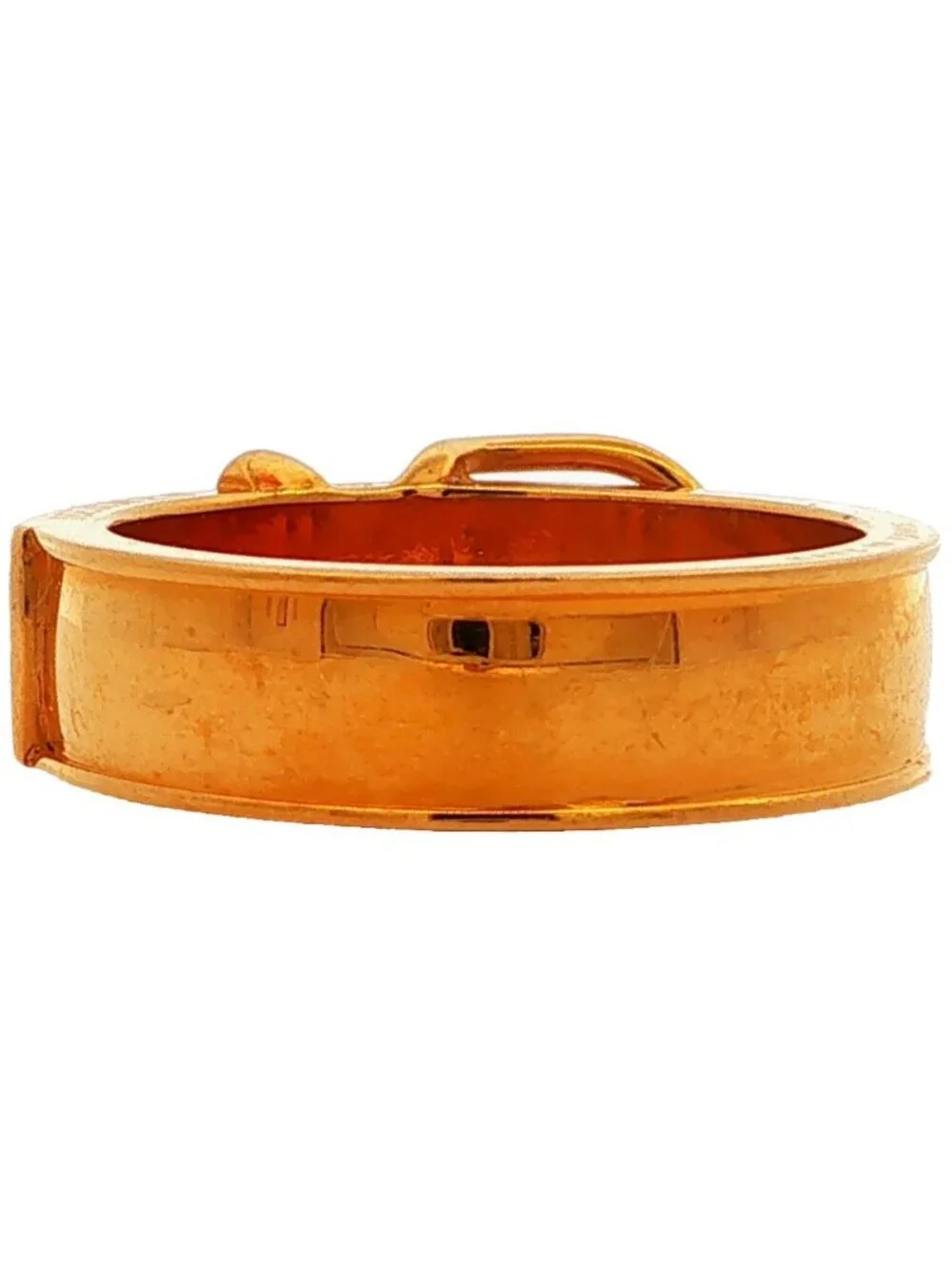 Hermes Ceinture Belt Scarf Ring 20.5 60.5 Gold - Picture 2 of 5